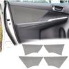Türverkleidungsabdeckung Kompatibel mit Toyota Camry 2012-2015 Grau | Türverkleidungsbezug, Vordere und Hintere Einlage Vinyl-Schutzleiste, 4 Stück