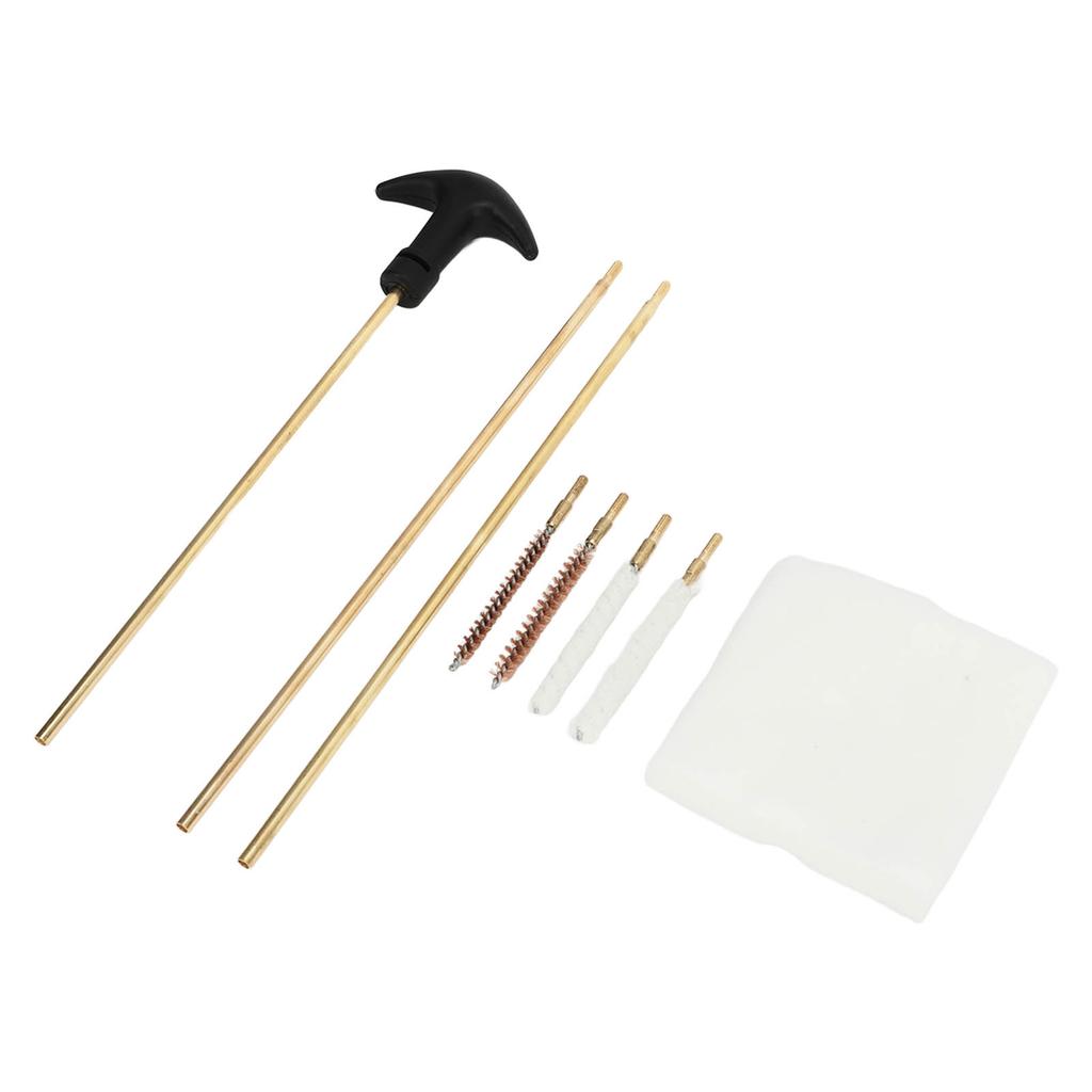 Rengjøringsstangsett for tønner for 0,177 tommer 0,22 tommer kobberrør Bomullsbørstesett for rørstøv