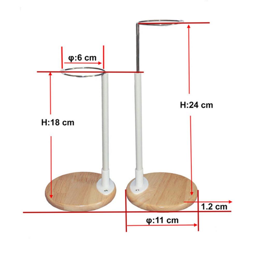 

Adjustable Doll Display Holder Wooden Base Supporting Rack New Doll Stands Organizer Bracket M