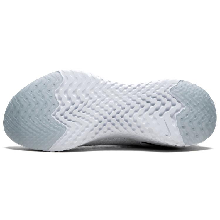 New Nike Epic React Flyknit White Racer Blue Women's AQ0070-100