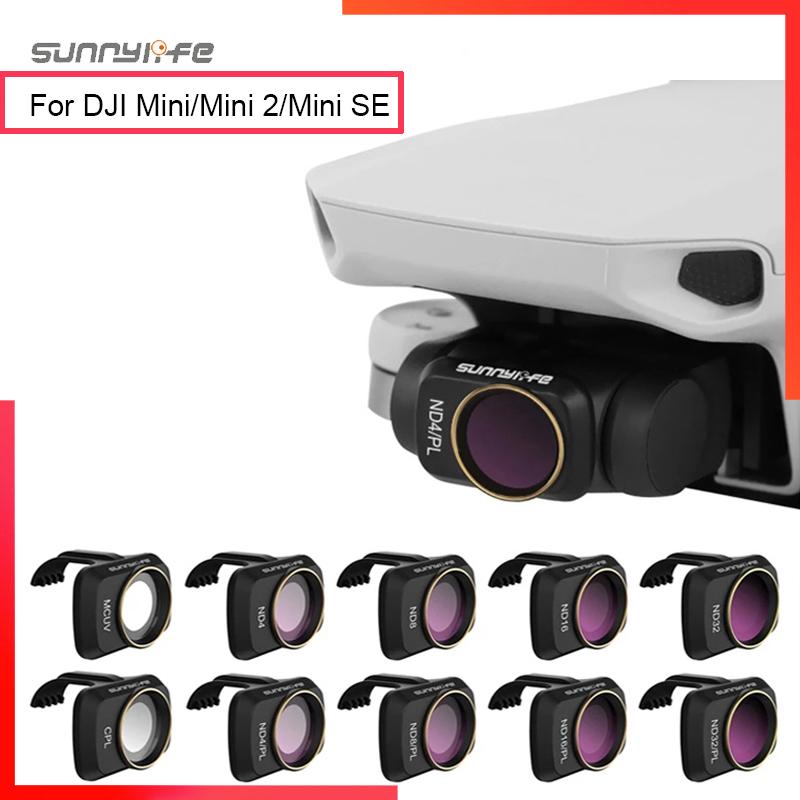 Accessories For DJI Mavic Mini 4k/Mini/Mini 2 Filters UV ND CPL 4/8/16/32 NDPL 8 Polar Kit Camera Lens Filter Protection