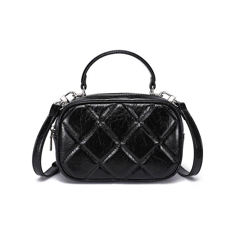 

Leather women s bags, small bags, messenger bags, women s new popular versatile handbags, high-end niche shoulder bags