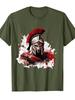 Spartan Helmet Gladiator Leonidas 300 Spartan TShirt 100 Cotton ONeck Short Sleeve Summer Casual Unisexs Tshirt Streetwear
