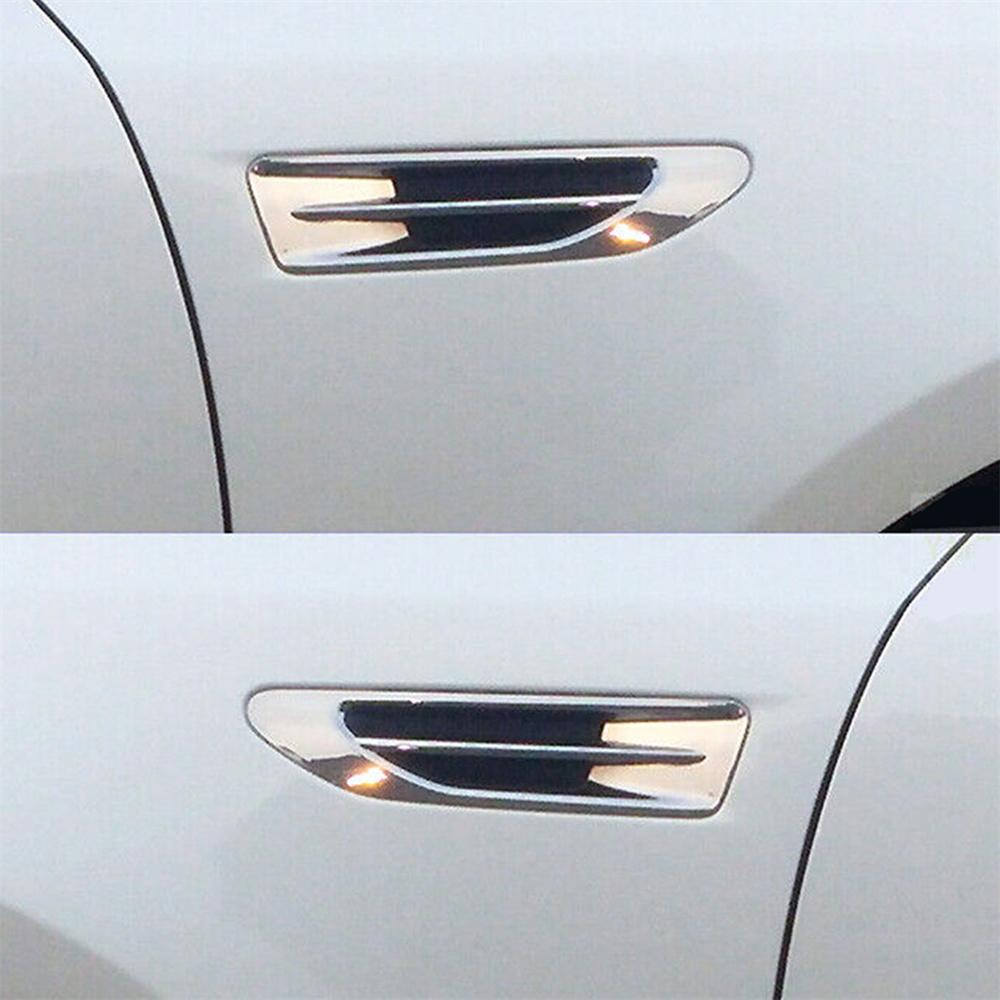 For 2016-2018 Kia Optima Front Fender Garnish Side Chrome Molding Left & Right