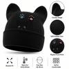 Stretchable Winter Knit Hat Knit Pullover Hat New Cat Ear Beanie Hat  Spring Autumn Winter