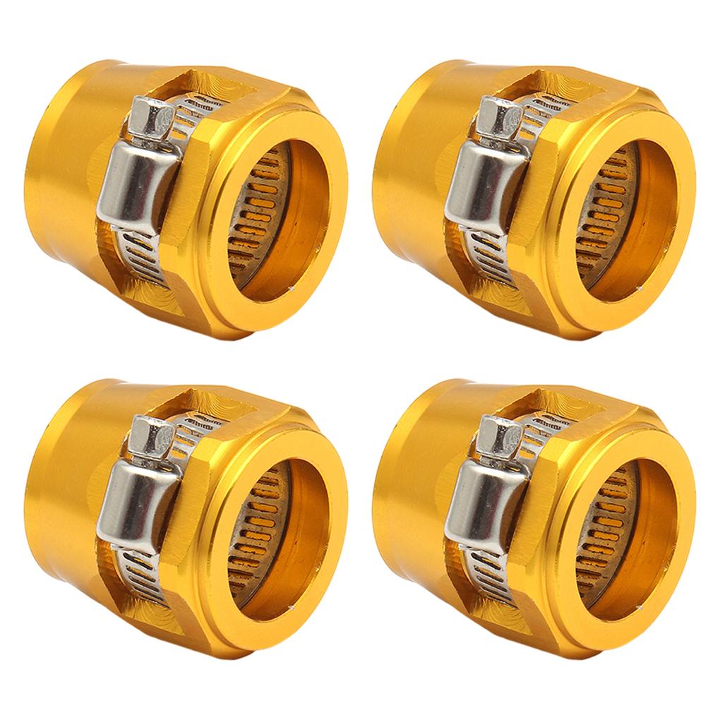 

4-х компонентный алюминиевый шестигранный хомут для шланга - простой в установке и прочный мощный финишер для шланга