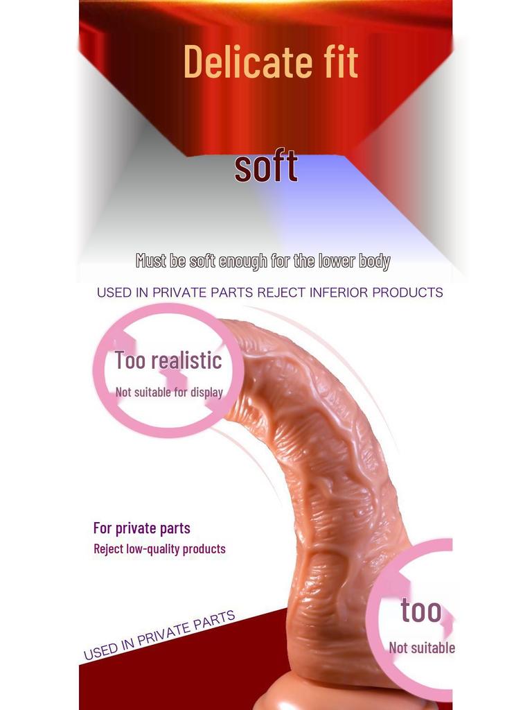 High-Speed Realistic Soft Flesh Phallus Female Masturbator Vibrating Sex Toy