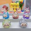 Cartoon Animal Quicksand Figurine Glitter Sequins Liquid Filled Animal Statue Sculpture Home Office Desktop Bookshelf Decoration Ornament Festival