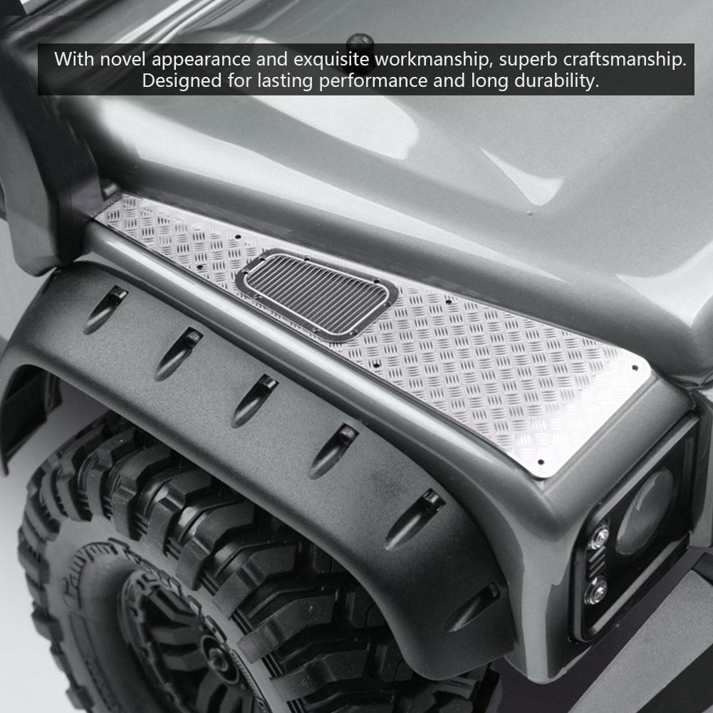 Metal Anti skid Plate Intake Grille RC Upgrade Part for Traxxas TRX4 1:10 RC Car Crawler