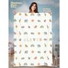 1 Piece Of Personalized Name Custom Blanket Cartoon Cute Icon Flannel Blanket Comfortable Soft And Warm Suitable For All Ages