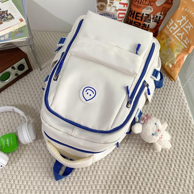 Korean version ins style versatile student schoolbag female,Japanese versatile high school junior high school student backpack large capacity backpack