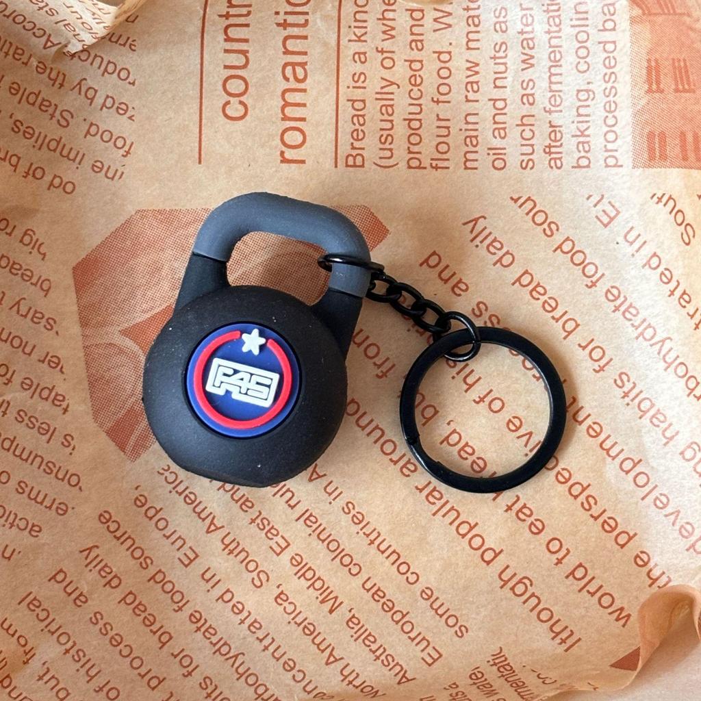 Miu Series Mini Barbell & Dumbbell Plate Keychain Bag Charm