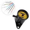 Bike Speedometer Universal - Qiilu Motorcycle Odometer Speedometer Gauge with Indicator 60mm Mini Speedometer Mechanical Bike Meter