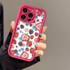 Couple cute for iphone17pro mobile phone case Apple 16E anti-drop 14 strawberry 13promax new 12