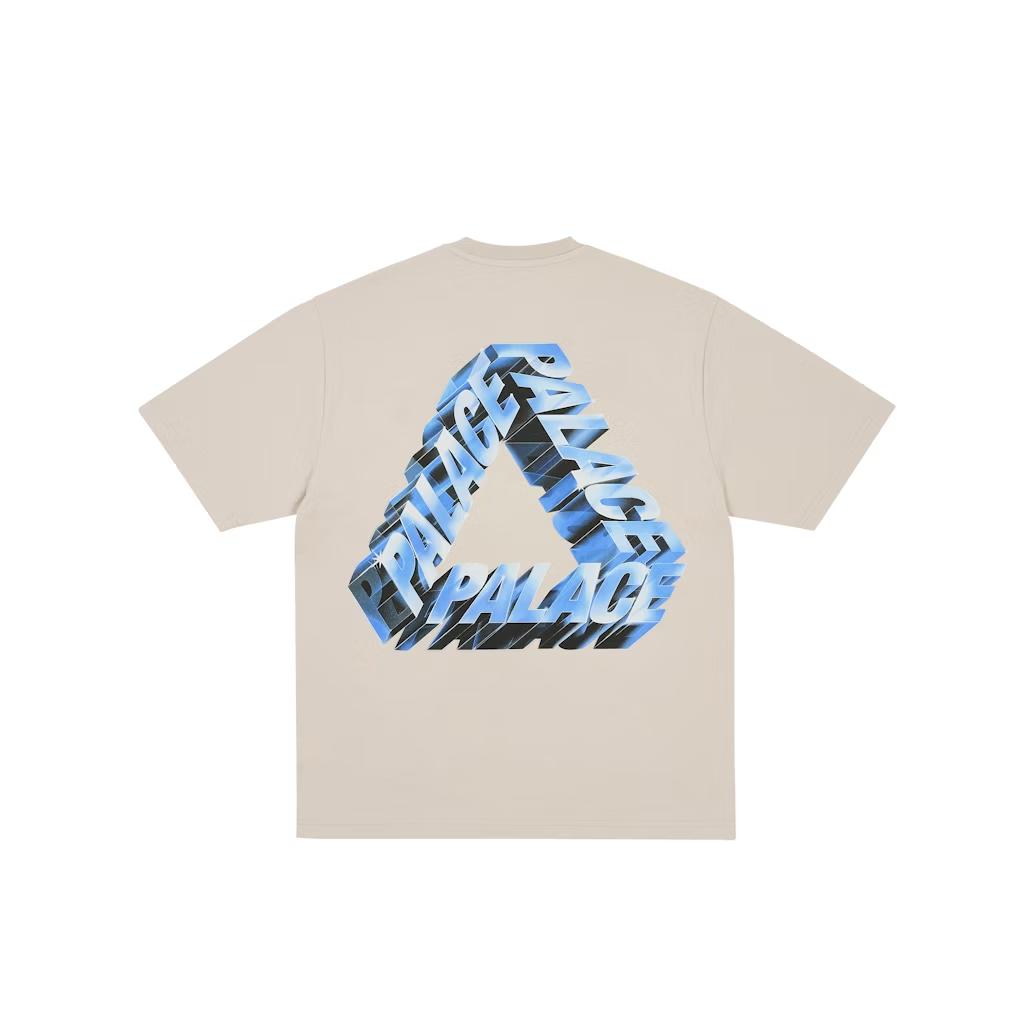 

Palace Полированная футболка P3 Stoney Grey Унисекс Топы P29TS045 XL