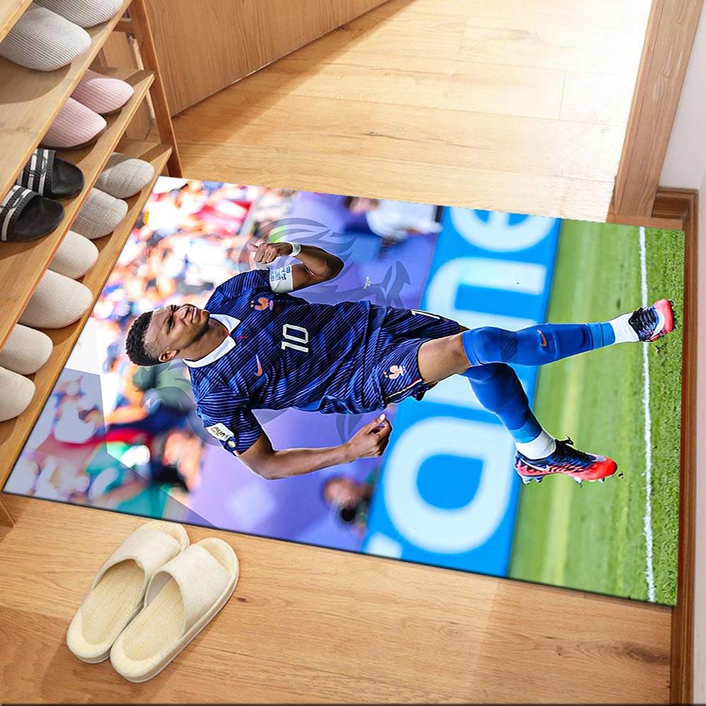 Mbappe 135 Floor Rug Office Rug Design for Kitchen Foyer Study Room Dining Room Antislip Carpet Decorate Offices Birthday/Christmas Gift
