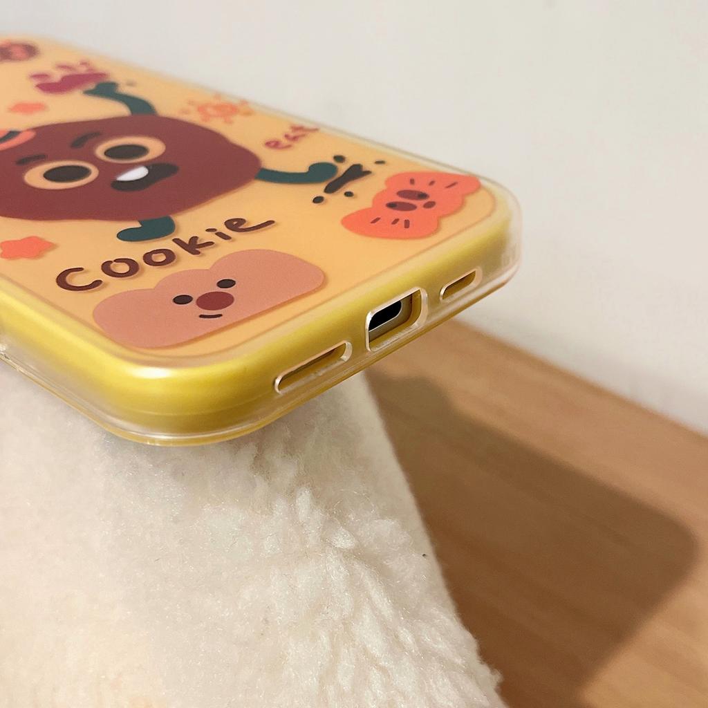 For iPhone 16 Pro Case IMD Fun Monster Design TPU Shockproof Phone Cover