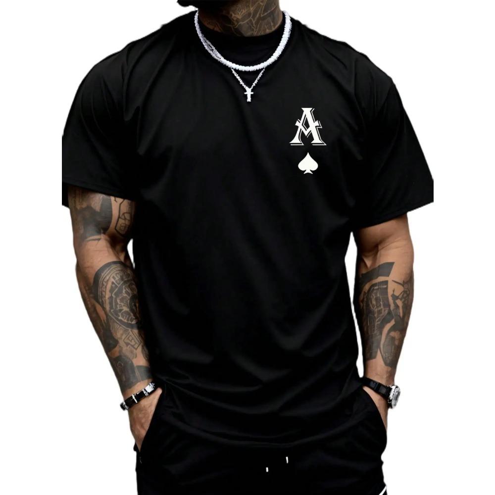 

T Shirt Breathable Cotton Breathable Short Sleeve Hip Hop Oversize Summer Clothes Trendy Cotton Top XXXXXL чёрный