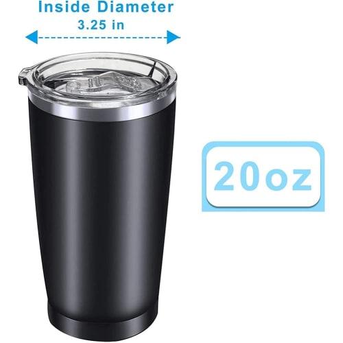 Lsuoehsn 20 Tumbler Replacement Lid, Splash-Resistant Lid Cover for Rambler and Other Tumbler Cups
