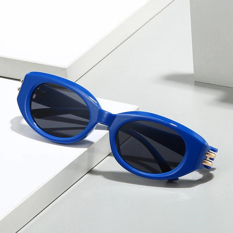  New Fashion Cat Eye Women Sunglasses Shades UV400 Retro Small Oval Black Men Outdoor Sun Glasses