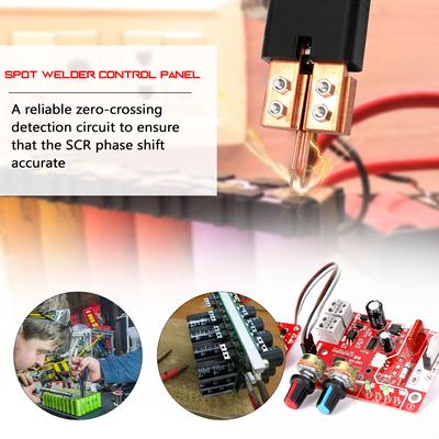 Painel de Controle para Máquina de Solda a Ponto com Função de Controle de Tempo e Corrente com Display Digital