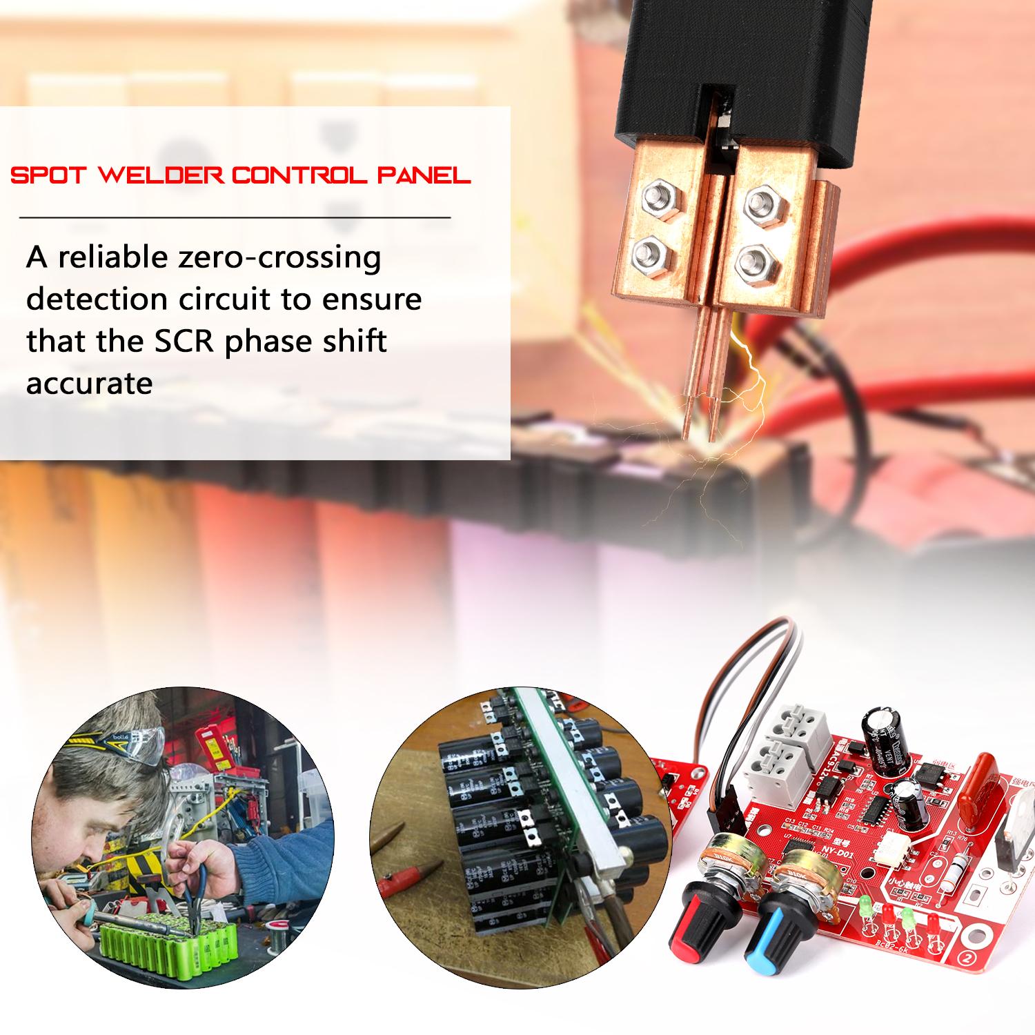 Spot Welding Machine Controller Panel Time and Current Control Function with Digital Display