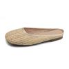 Yuanlitong Summer New Bangkok Holiday~ Woven Baotou Flat Bottom Beach Hollow Half Slippers Women's Sandals Outside