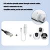 POE to Type C Adapter 48V to 5V 2.4A Type C Output High Efficiency ABS Protective Casing Over Current Protections