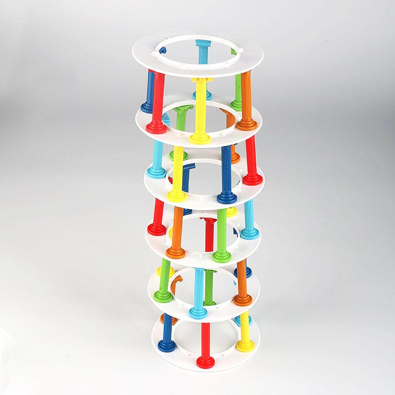 Funny Balance Tower Collapse Game, Parent-child Interactive Family Party Board Game Educational Toys Kids Friend  Birthday Gifts