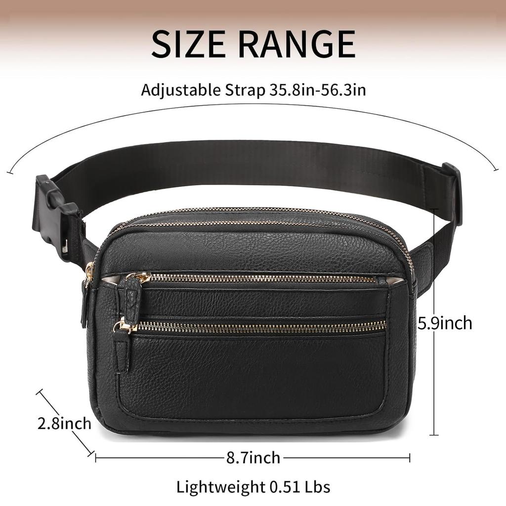 SENDEFN Lightweight Waist Bag for Men and Large for Outdoor and Work Women, Capacity, Waterproof, Unisex, Activities, Fishing, Walking,