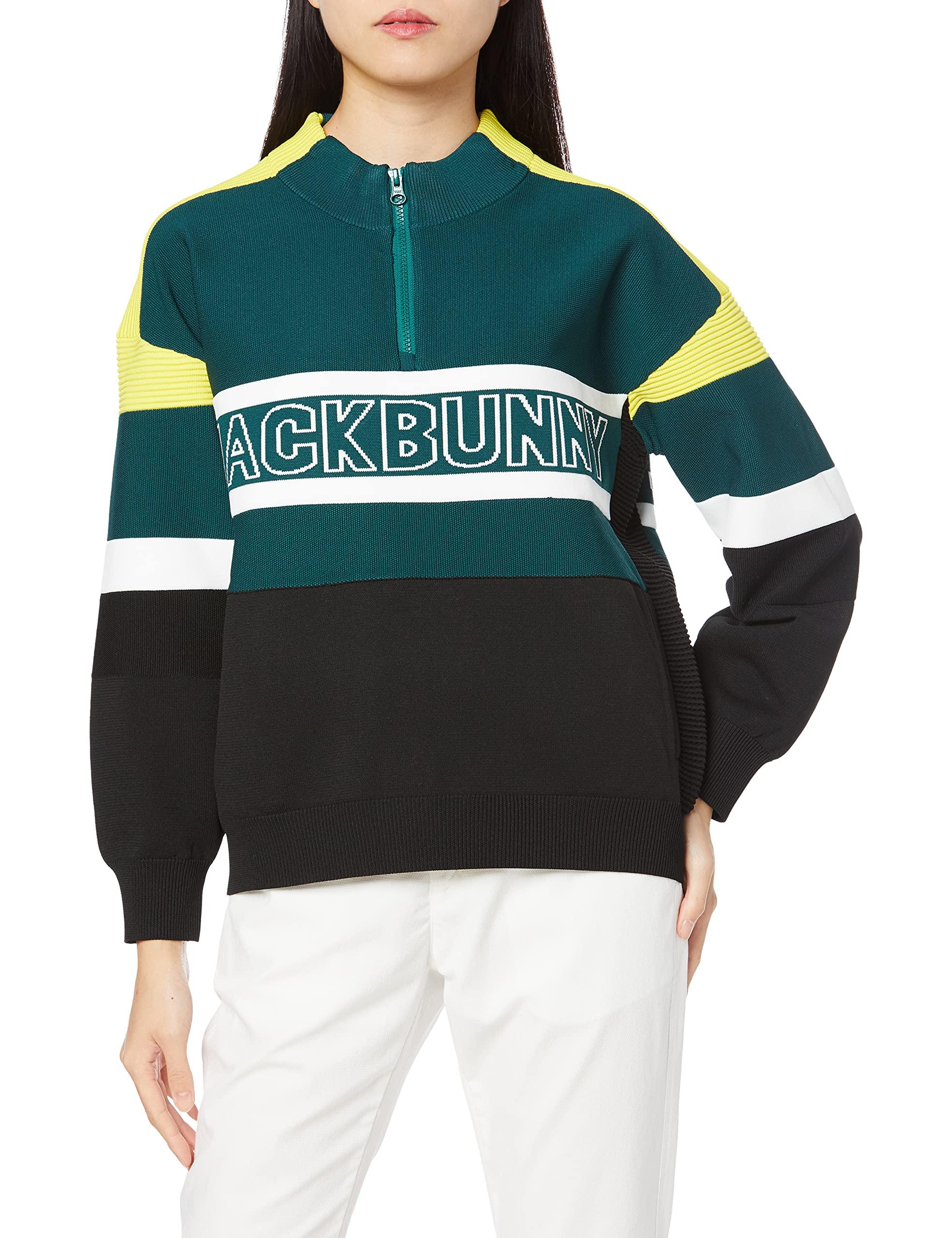 

Jack Bunny Knit Cardigan with Paneled Size 2 Size 140 Women s Stripes, (L), 263-1272924, Green,