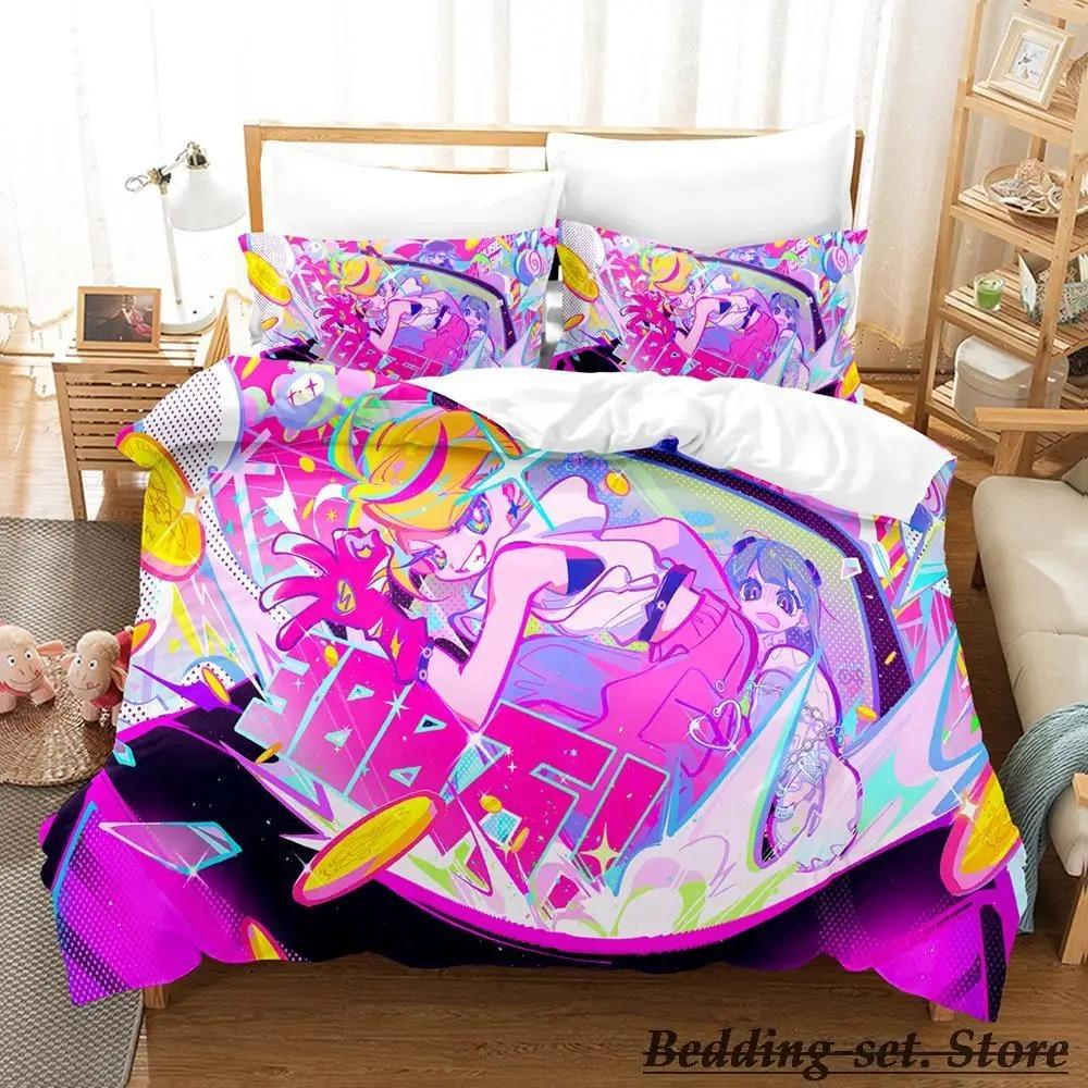 

Elegant Soft Single Twin Full Queen King Muse Dash Size Bed Adult Kid Bedroom Duvetcover Sets Anime parure de lit Quilt Comforter (quilt)-EU Single(135*200cm)3pcs