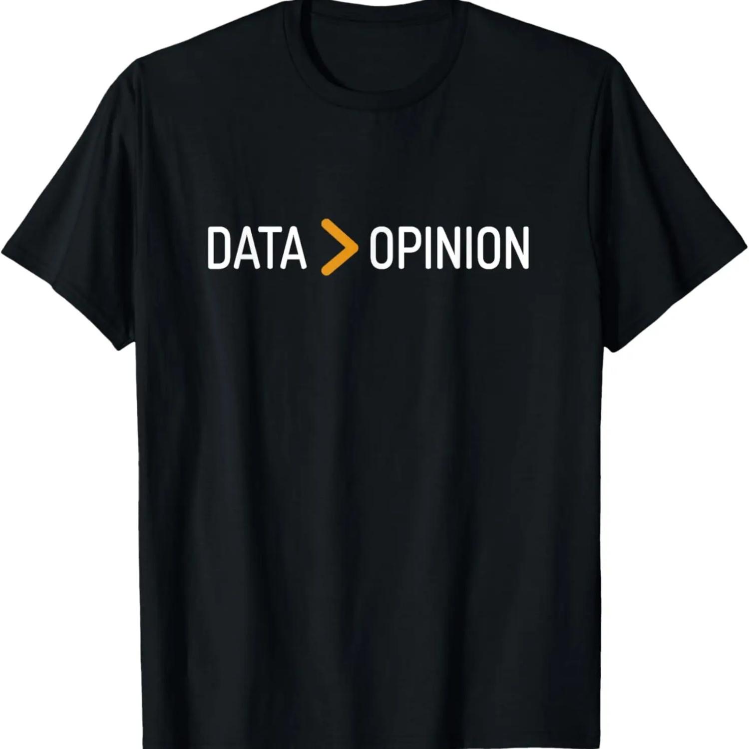 

Data Over Opinion T-Shirt S чёрный