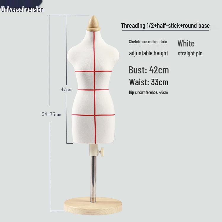 Mini Female Draping Mannequin for Student Tailoring
