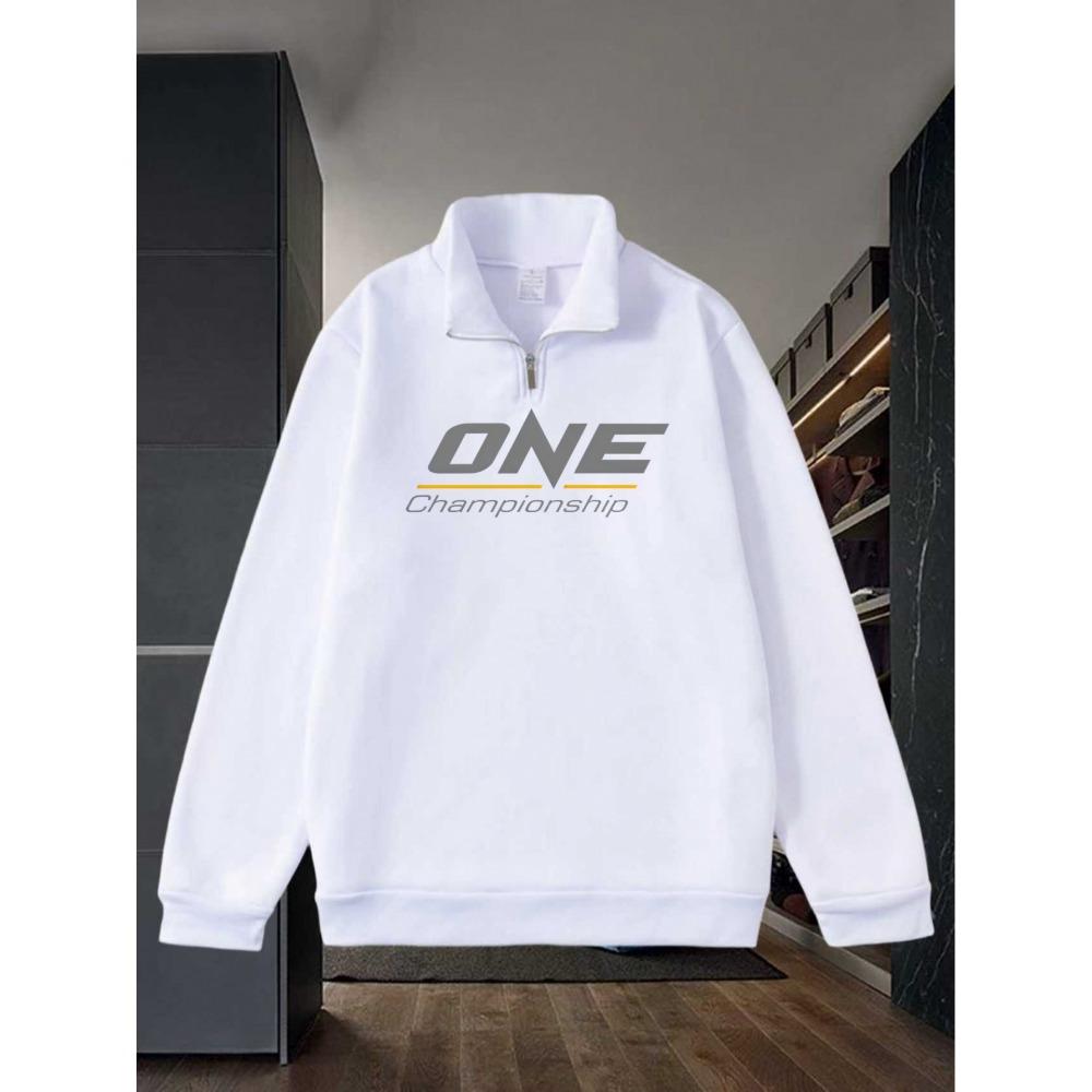 Men's Championship Casual Half Zipper Hoodie, Fashion Pullover, Autumn/Winter New Warm Top
