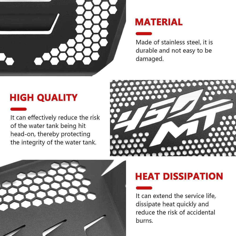 Motorcycle Intake Grille Guard For CFMOTO 450MT 2024 2025 2026 CF MOTO 450 MT Water Tank Cooling Net Cover CF450 MT450 Radiator