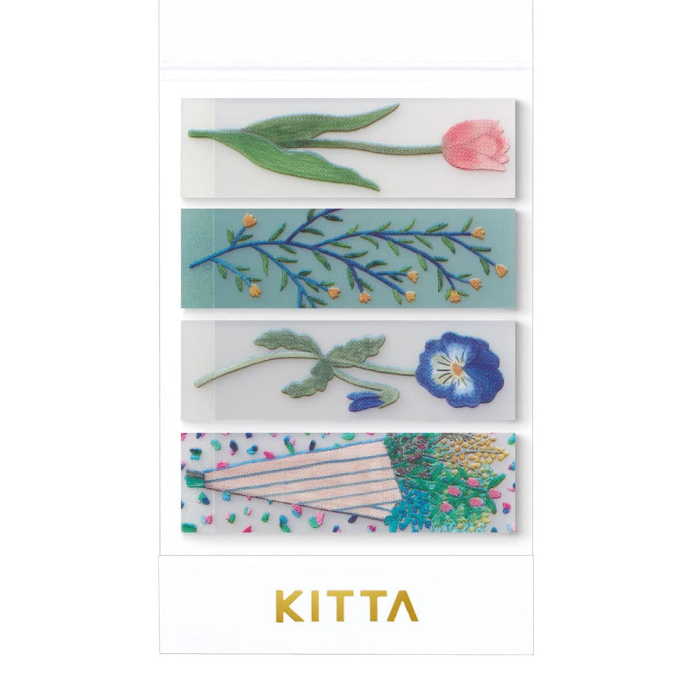 King Jim Masking Tape KITTA Clear Flower KITT009