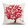 Ins Nordic Style Cartoon Tree Car Sofa Pillow Custom Nap Pillow Lumbar Cushion Cover Home
