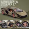 1/24 Lambor Sian FKP37 Legierung Druckguss Sport Auto Spielzeug Modell Simulation Heckflügel Lift Pull Back Modell Ornament Junge Geschenk Sammlung