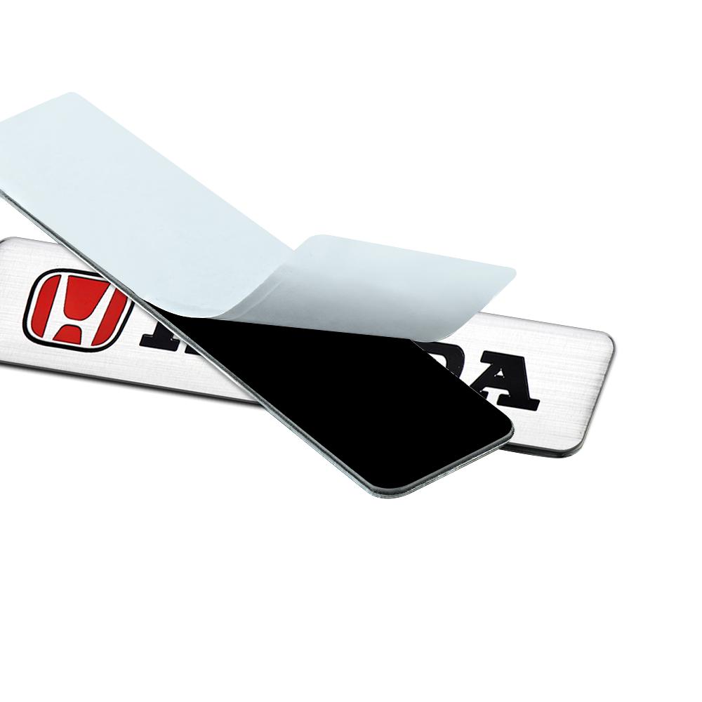 1/2Pcs Aluminum Badge Car Body Fender Decoration Trunk Side Window Sticker For Honda Fit Civic CRV City Jazz Accord CR-Z VTEC RF6