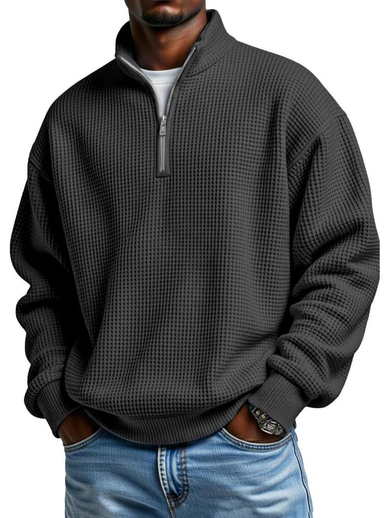 Men's Casual Zipper Pullover Hoodie - 2025 Autumn/Winter Collection