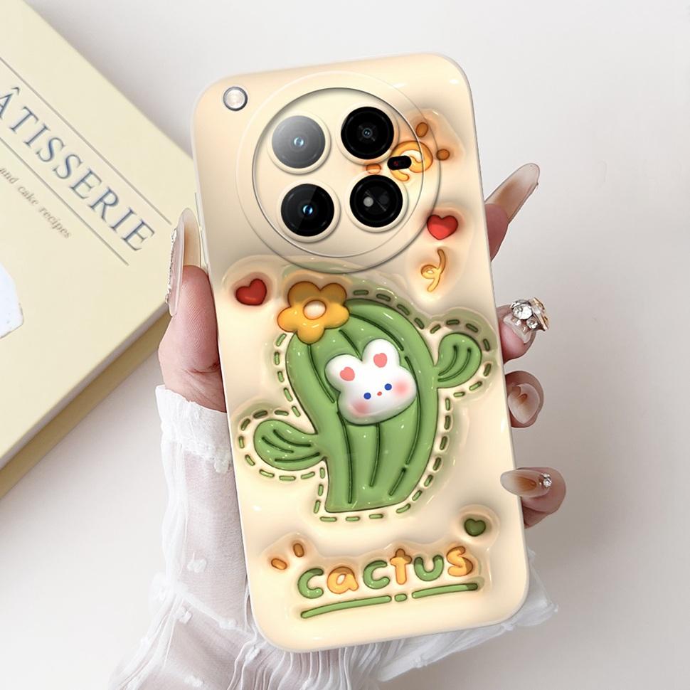 Silicone Case For Infinix Zero 40 4G Case X6860 Fashion Rabbit Soft TPU Cover For Infinix Zero 40 Zero40 Phone Cases Back Cover