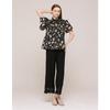 SON JUNG WAN Butterfly Print Shirring Blouse Zdr6262081
