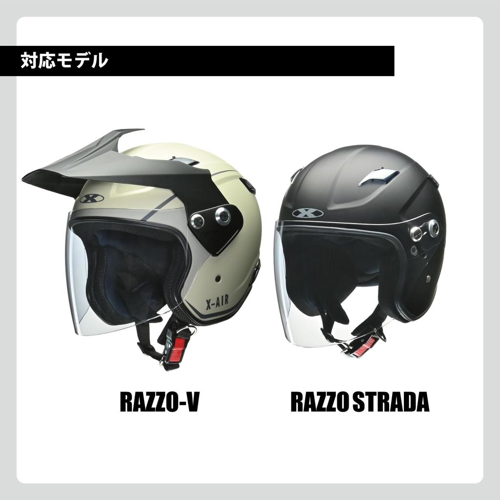 Visera para Casco de Moto LEAD para RAZZO 2 RAZZO 3 RAZZO STRADA RAZZO V Espejo Plateado Corte UV Visera de Alta Resistencia RAZZO2T X-AIR / / /
