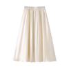 Large-size Women's Winter New Style Fleece-encased Thick Fashionable Multi-purpose High-waist A-line Full Skirt