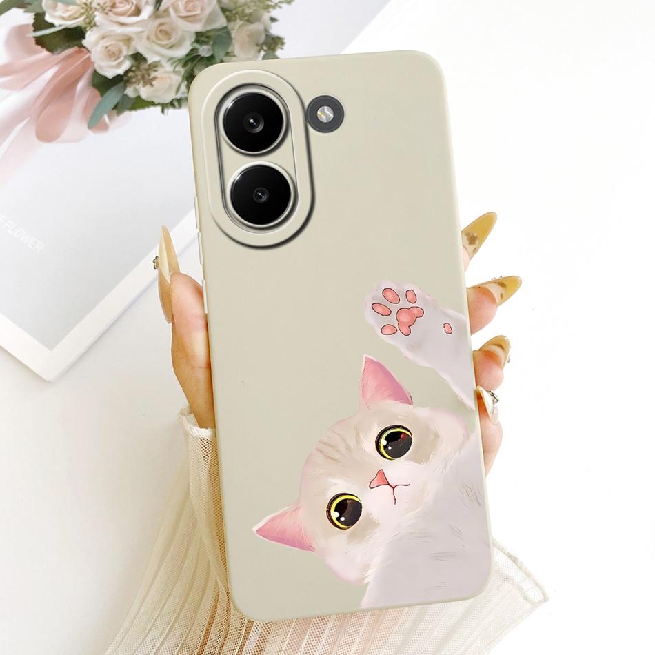 For Xiaomi Poco X8 Pro / X8 Pro Max Cute Cat Flower Cartoon Phone Case For Poco X8Pro X 8 Pro Max 5G Soft Silicone Cover Bumpers