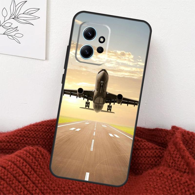 Airplane Plane Aircraft Case For Xiaomi Redmi Note 14 13 12 11 10 15 Pro Plus Cover For Redmi 15 15C 10C 12C 13C 14C