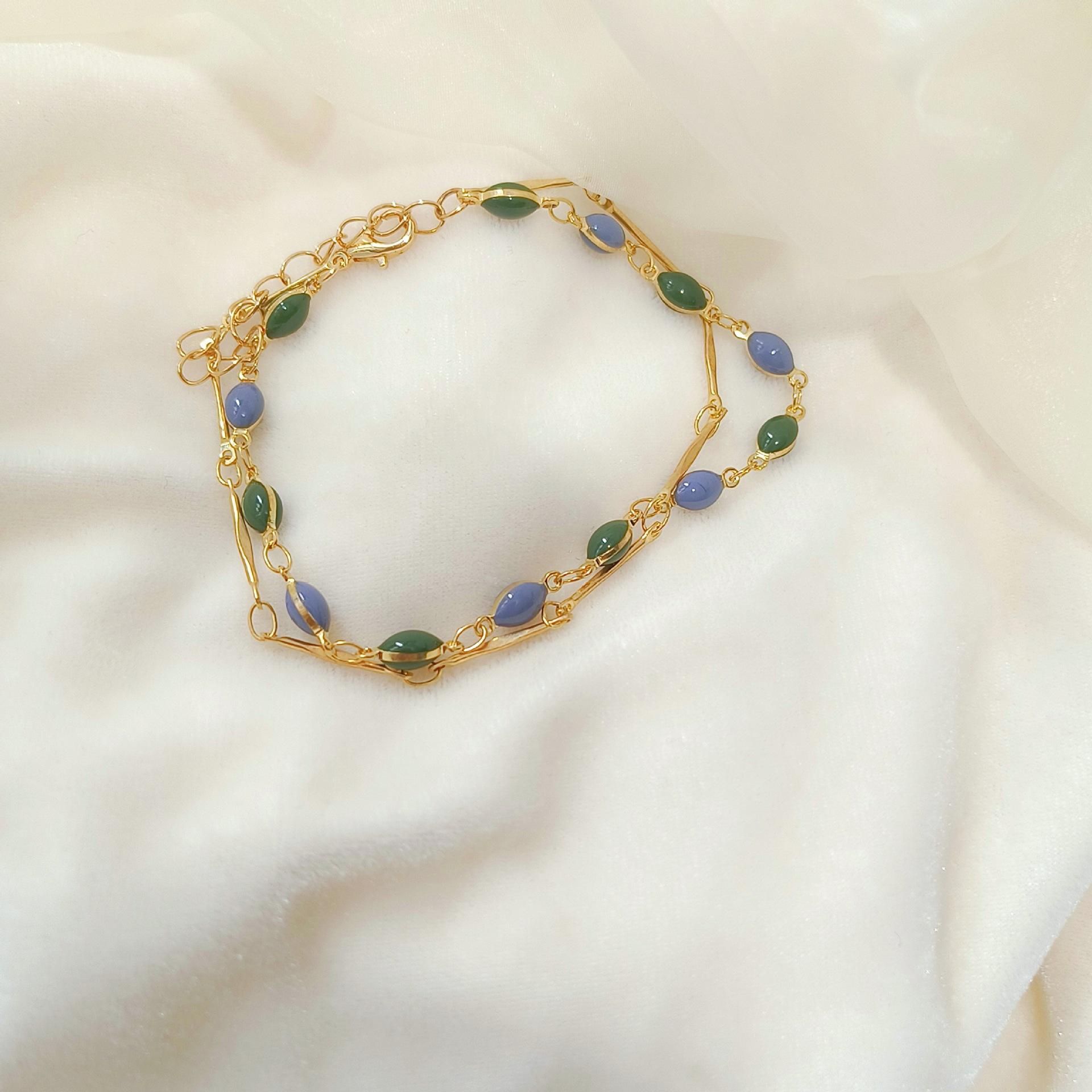 French retro bracelet ins premium cold wind summer bracelet 2025 new trend