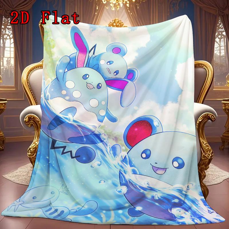 The Smurfs 2D Flat Pattern Flannel Blanket High quality All Seasons Warmth and Comfort Perfect for Christmas Gifts.MMT0918620