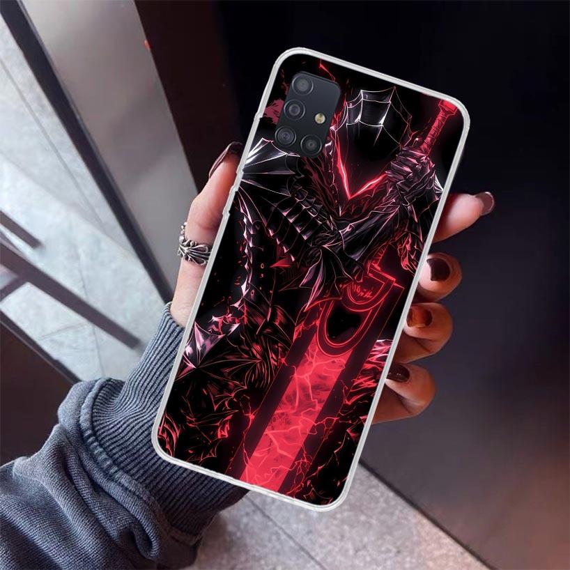 G-Guts B-Berserks Anime Phone Case For Samsung Galaxy A12 A52S A42 A32 A22 A51 A50 Note 20 Ultra 10 S10 Plus A71 A70 A31 A30 A10